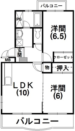 M_ポルカ富塚Ⅰ203号室.jpgのサムネイル画像