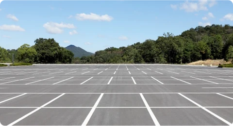 写真：駐車場​