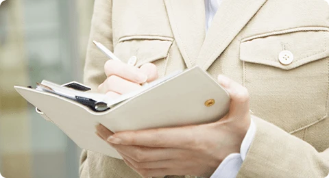 写真：入居者アンケート（満足度調査・改善）