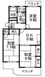 写真：【初期費用ゼロ！】浜松市高丘北の3DK　クランツハイム