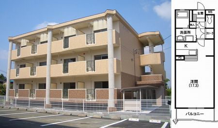 写真：【静岡大学浜松キャンパス】17.3畳の大型ワンルーム　サンアベニューⅥ